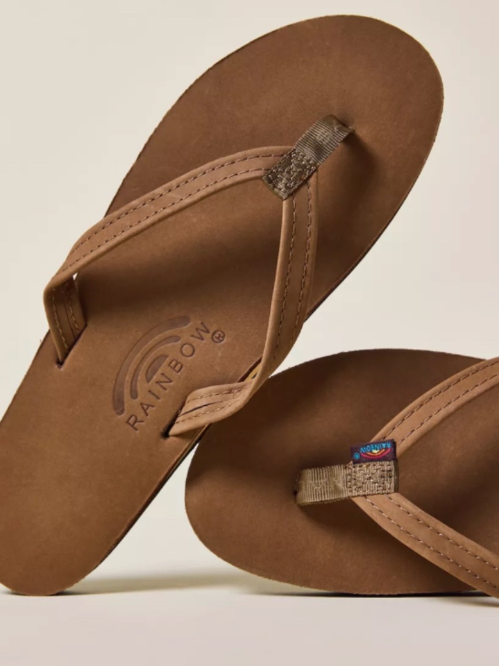 Rainbow Flip Flops